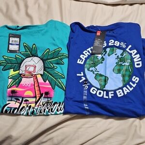 Under Armour Blue Short Sleeve Tee with Graphic Design